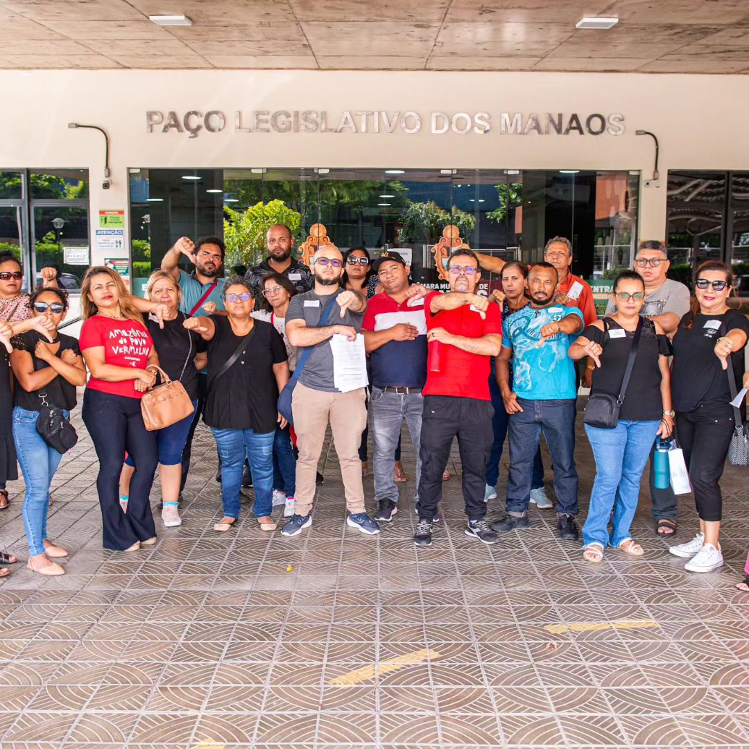 Porfessores da Semed cobram ajuste salarial - Foto: Reprodução/Instagram @trabalhadores_semedmanaus