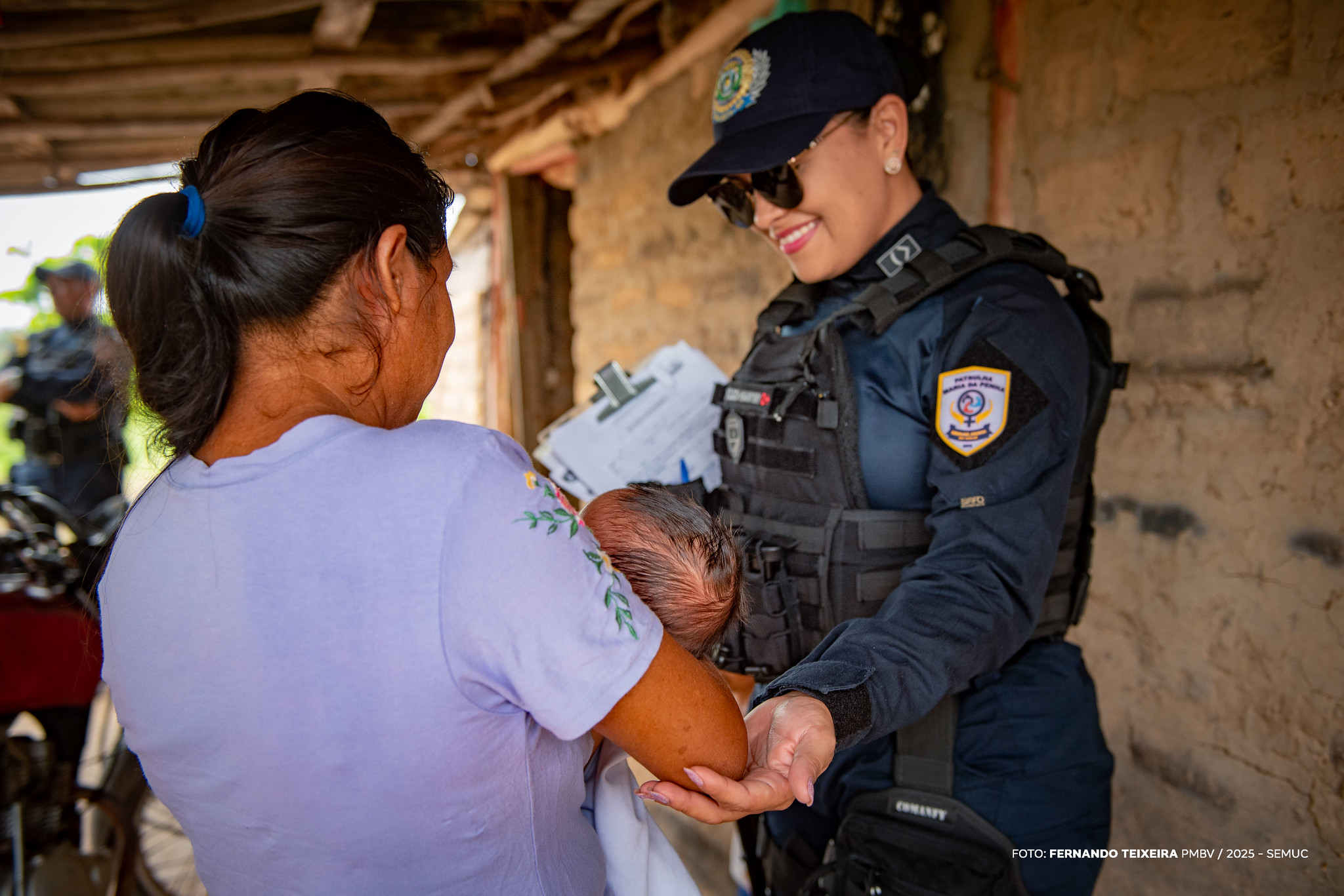 Patrulha Maria da Penha realiza atendimentos às mulheres - Foto: Divulgação/Prefeitura de Boa Vista