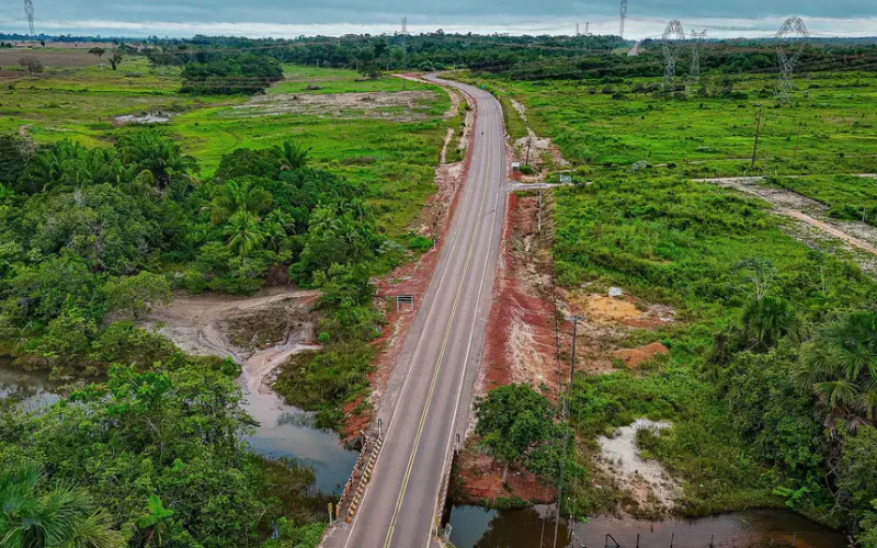 A Rodovia PA-151 integra vários municípios na região - Foto: Agência Pará.