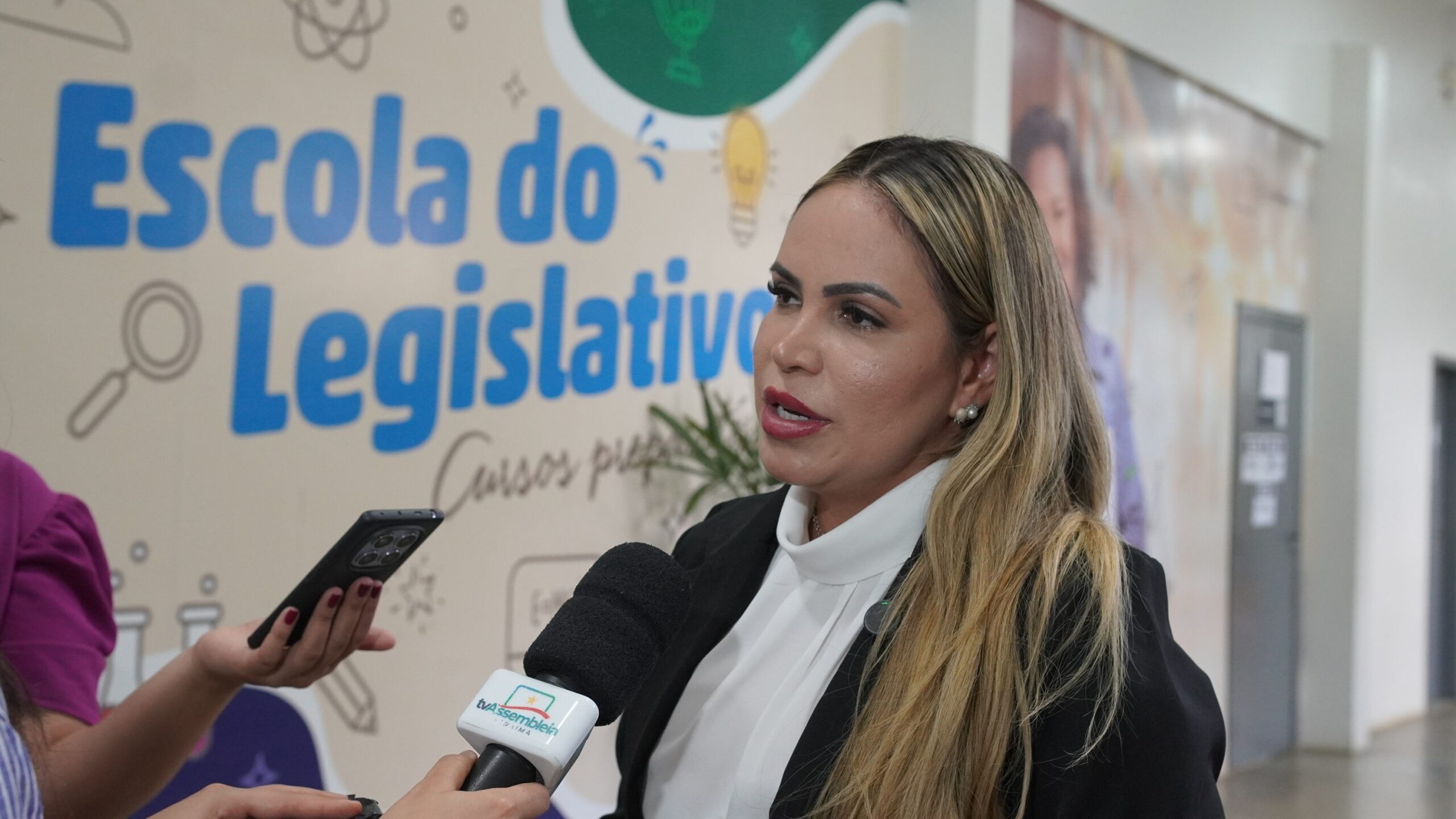 Diretora da Escolegis, Lene Matos - Foto: Divulgação/Alexsandro Carvalho/SupCom ALERR