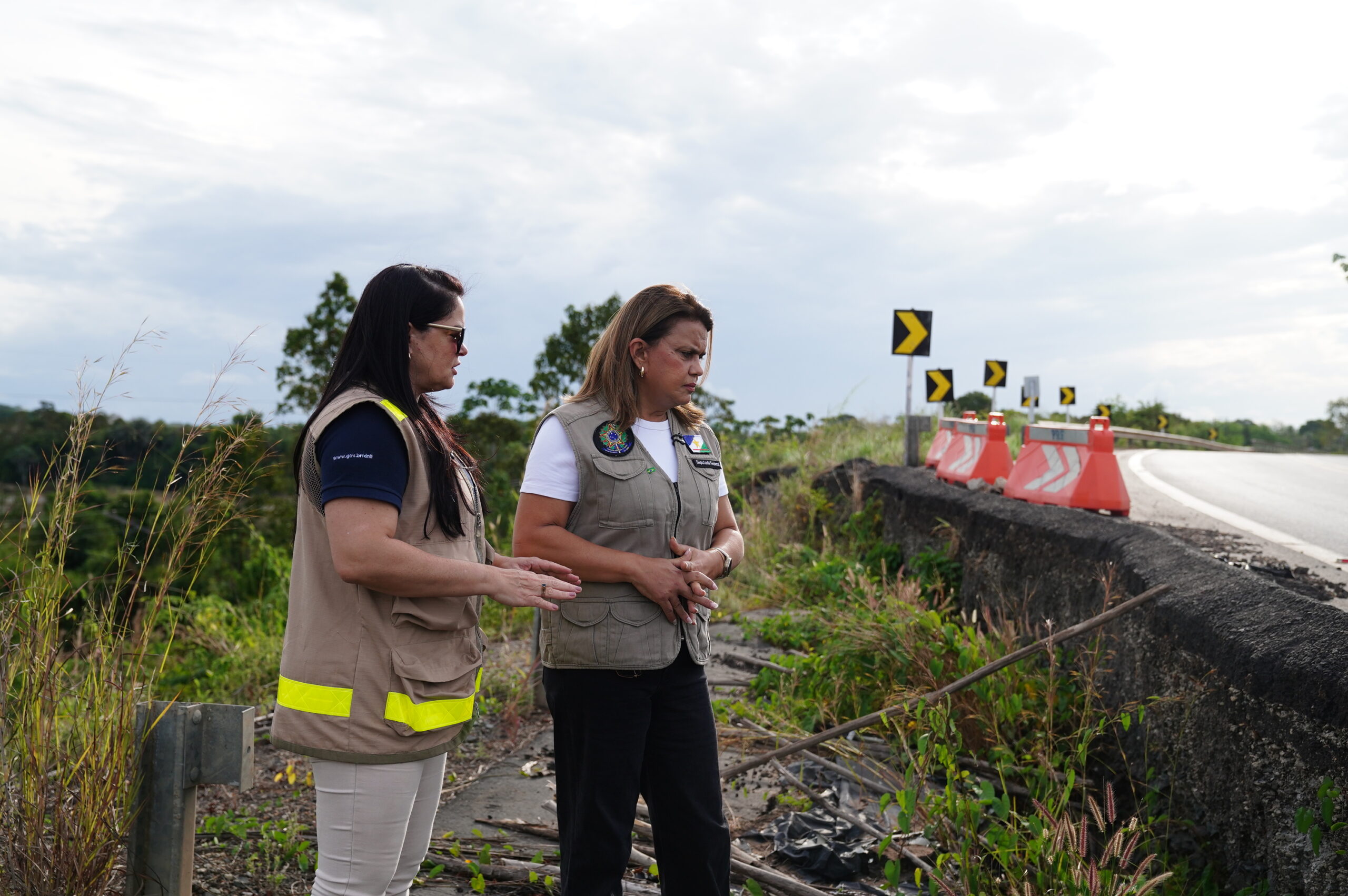 Deputada tem acompanhado obras nas rodovias - Foto: Divulgação