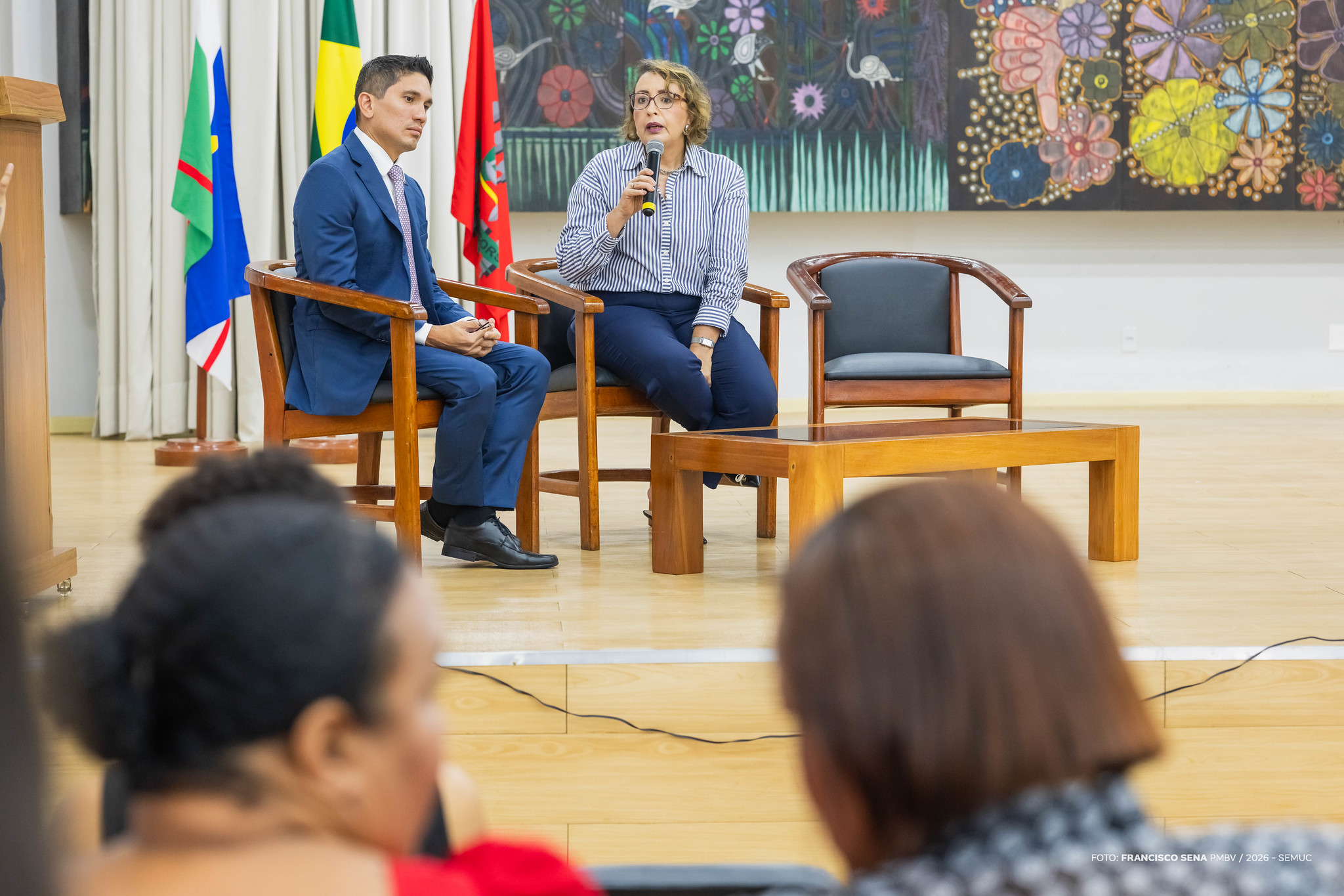 Lana Leitão, juíza auxiliar da Presidência do Tribunal de Justiça ministrou o curso - Foto: Francisco Sena.